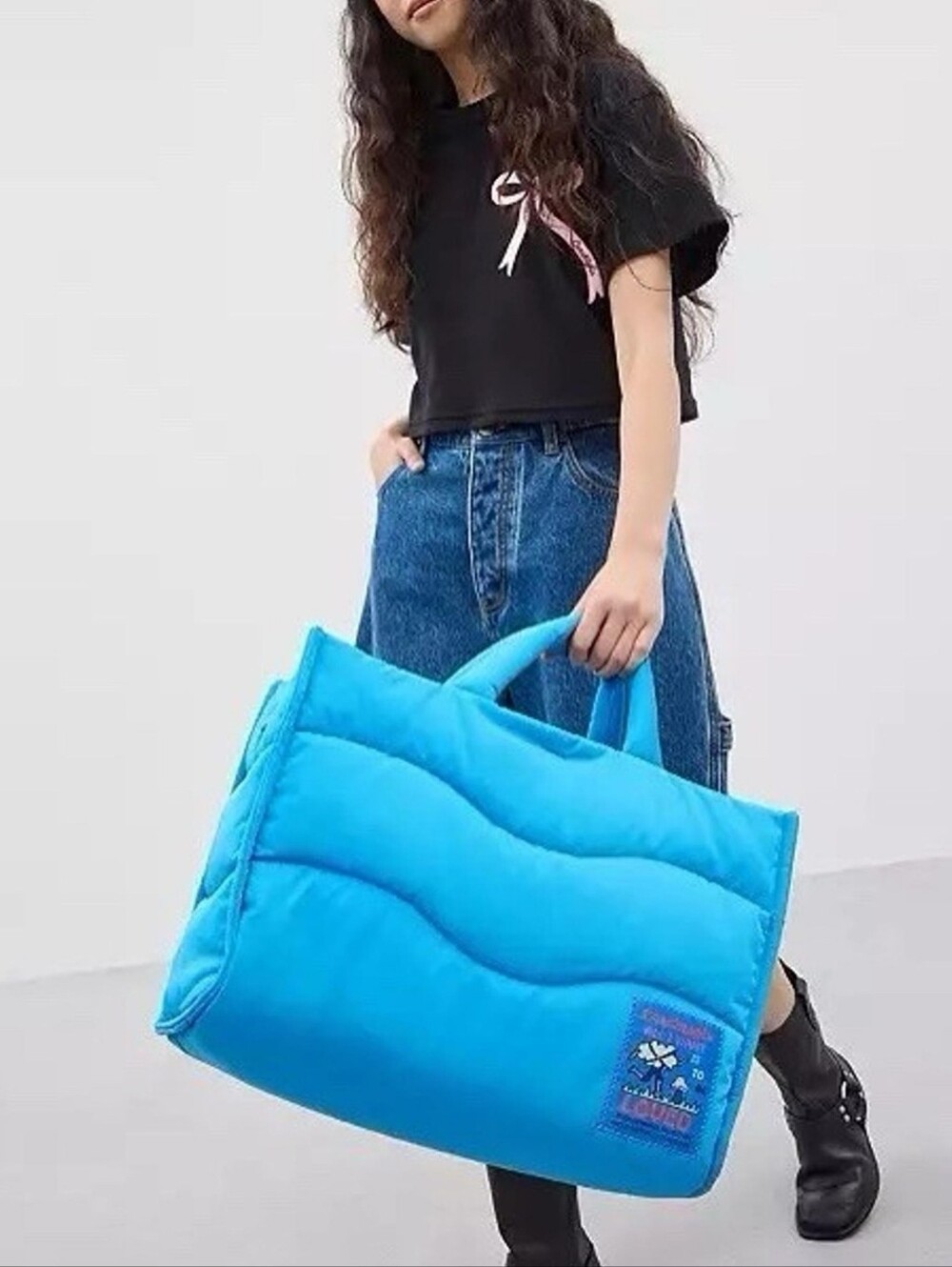 *NWT* [Coachtopia] Large Loop Tote In Surf Blue